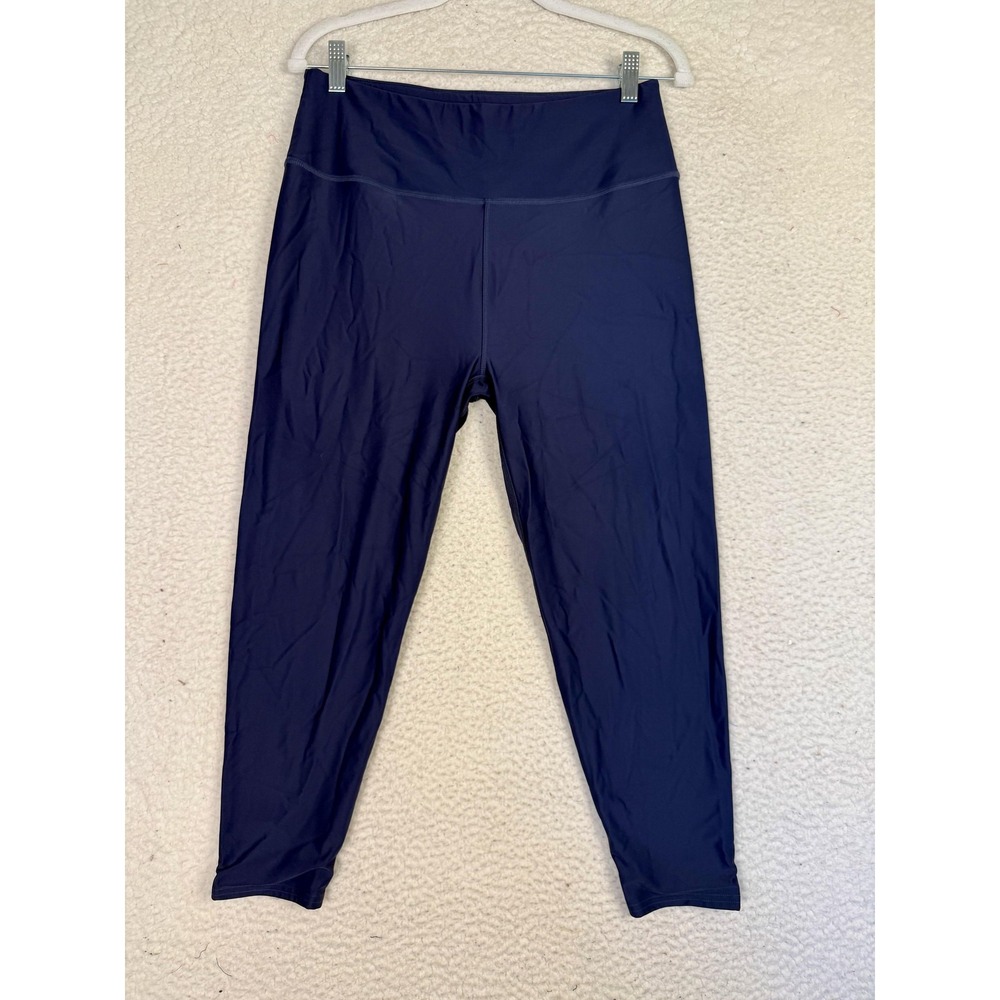 Coolibar Blue Ocean Sculpt High Rise Swim Capri L UPF50+ Swim Capri